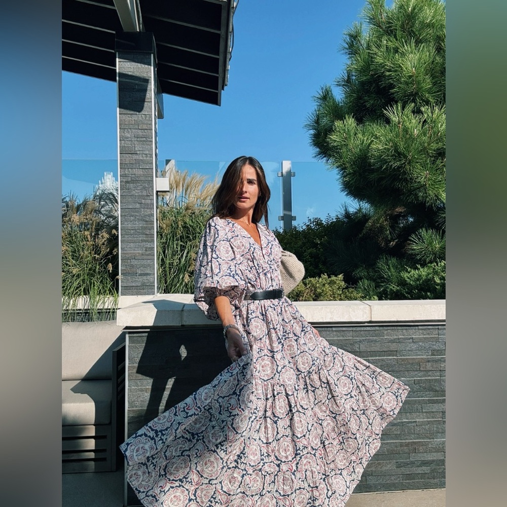 Mango x Chufy - Printed Maxi Dress